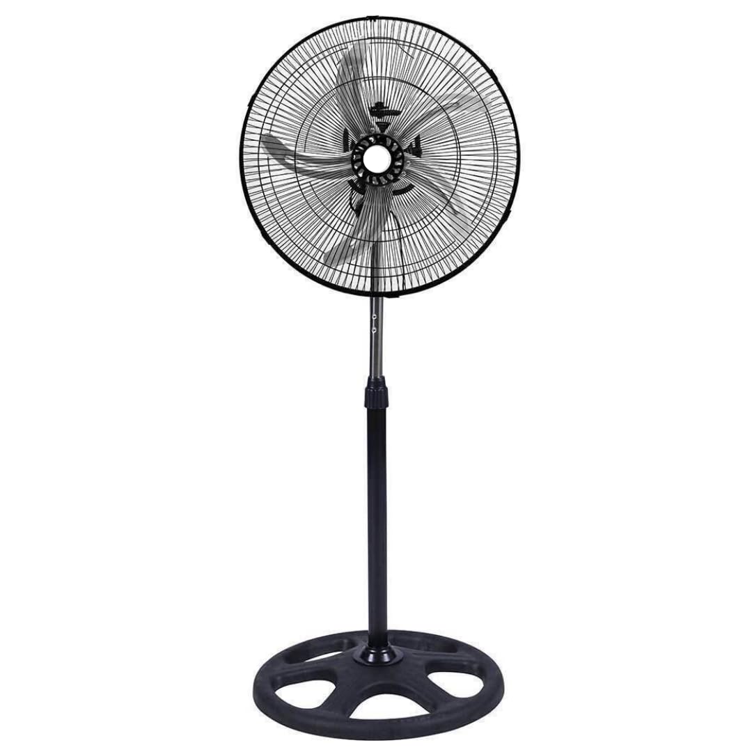 Italia Magazzini Ventilatore A Piantana Con 5 Pale In Acciaio Regolabile Oscillante 3 Velocità